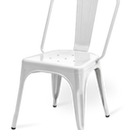 Thumbnail image #1 for ATSMFG ATS AT&S-AR-802L-GDF Tolix-Style Plus Chair, Cut-Out Back, Clear-Coat Finish, No Pad
