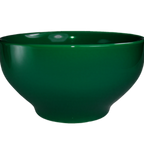 Thumbnail image #1 for International Tableware Cancun CA-44-G Footed Ceramic Bowl, 44 oz, 7" Round, Green, Rolled Edge 1 Dozen