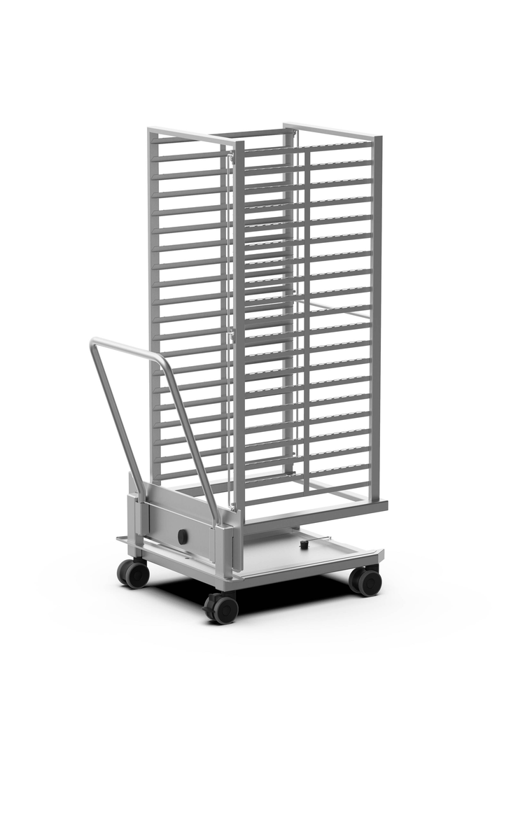 Product image #2 for UNOX USA 20-Pan GN 2/1 316 Stainless Steel Trolley