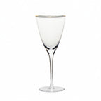 Thumbnail image #1 for Kadra Kitchenware Vikko Decor VD-2011-HGR Hammered Wine Glass, 11.5 oz., Gold Rim Case of 24