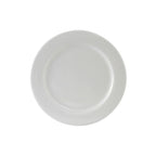 Thumbnail image #1 for Tuxton China Alaska ALA-090 9-Inch Round Porcelain Plate, Wide Rolled Edge Rim Case of 2 Dozen