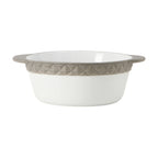 Thumbnail image #1 for Tuxton China DisplayTux EAF-301 Porcelain Casserole Dish, 3-1/2 qt., 12" Round, with Handles, Without Cover Case of 2