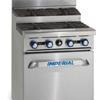 Thumbnail image #5 for Imperial (Middleby) Pro Series IR-4-SU 24-Inch Gas Restaurant Range, 4 Burners, Space Saver Oven, Stainless Steel, Standing Pilot