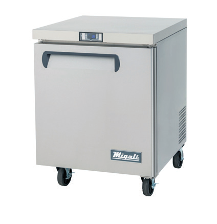 Product image #5 for Migali Competitor Series Undercounter Reach-In Refrigerator, 1 Section, 27.5 In. W, 6.5 Cu. Ft., Solid Door, Rear-Mount Self-Contained