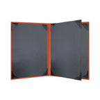 Thumbnail image #2 for Risch Rio RIO-4V 8.5X11 Vinyl Hardback Booklet Menu Cover, 8-1/2 x 11, 4-View, Reptilian Pattern Case of 25