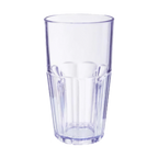 Thumbnail image #1 for G.E.T. Bahama 9916-1-BL . . Blue SAN Plastic Cooler Tumbler, 16 oz, Stackable Dozen Case of 6 Dozen