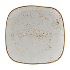 Thumbnail image #1 for Tuxton China Artisan Geode GGA-502 11" Square Porcelain Plate, Agave 1 Dozen