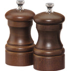 Thumbnail image #1 for Chef Specialties Professional Series Capstan 04102 4-Inch Walnut-Finish Salt and Pepper Mill Set