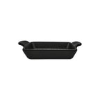Thumbnail image #1 for Steelite International Diversified Ceramics DCI539BI 10 oz Black Ceramic Handled Rectangular Baker, 7.5 x 4.625 x 1.75 in Case of 2 Dozen
