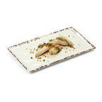 Thumbnail image #1 for G.E.T. Tuscan Mill ML-1307-TC Melamine Rectangular Platter, 12-3/4" x 7", GN 1/3, Beige Case of 6