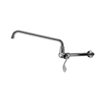Thumbnail image #1 for Component Hardware Encore KL76-9014-SE4 Wall-Mount Wok Range Faucet, 14 in Stainless Steel Swing Spout, Low Lead