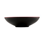 Thumbnail image #2 for G.E.T. Karma - EGS JW92T-BR Round Melamine Bowl, 44 oz, 9 in Dia x 2.5 in H, Red Interior/Black Exterior Case of 6