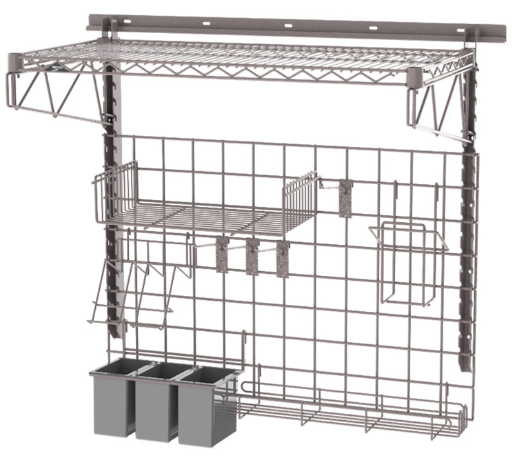 Product image #6 for Metro SmartWall 36-Inch Wall-Mounted Pizza Prep Station Starter Unit