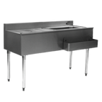 Thumbnail image #1 for Eagle Group 1800 Series CWS4-18L-7 Underbar Cocktail Workstation, 48"W x 20"D, 7-Circuit Cold Plate, Left Ice Bin