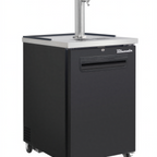 Thumbnail image #1 for Blue Air FSE LLC BLKC23-1B-HC One-Section Keg Cooler, 1/2-Barrel Capacity, Single-Faucet Beer Tower, Stainless Top, Black Exterior