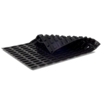 Thumbnail image #1 for JB Prince Demarle M375 J Mini Ingot Silicone Baking Mold, 120 Compartments, 23 x 15 in, Black
