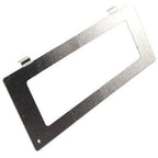 Thumbnail image #1 for AllPoints Foodservice Parts & Supplies 8003944 Deep Fryer Control Panel Bezel, Stainless Steel, 5-3/8 x 15-1/2 in
