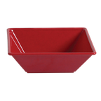 Thumbnail image #1 for Thunder Group Passion PS5004RD Melamine Bowl, 8 oz, 4" Square, 2" Deep, Red Case of 144