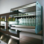 Thumbnail image #1 for Oscartek REFRIGERATED OPEN WALL DISPLAY ROW2000 78" Stainless Steel Remote Refrigerated Open-Air Display Cooler