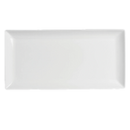 Thumbnail image #1 for Steelite International Varick, Pub 6900E559 Rectangular Porcelain Plate, 15" x 7" 1 Dozen