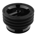 Thumbnail image #1 for AllPoints Foodservice Parts & Supplies 1021193 One-Way Sink Drain Valve, Fits 3" Drain, 2"D x 3-1/4" OD, ABS/Nitrile, Black