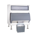 Thumbnail image #1 for Follett Products, LLC (Middleby) Ice-Device DEV1650SG-60-LP Low-Profile Ice Bagger with Totes Carrier, 1660 lb Capacity, Front Chute