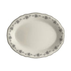 Thumbnail image #1 for Steelite International HL Ivory HL52663877 China Oval Platter, 11.75 x 8 in, Scalloped Edge 1 Dozen
