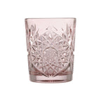 Thumbnail image #1 for Libbey Hobstar 5632/AB2X0F 12 oz Stemless Double Old Fashion Glass, Clear Blush