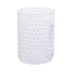 Thumbnail image #2 for G.E.T. Huxley HX-14R-CL 14 oz Clear SAN Plastic Double Rocks Drinking Glass, 3.25 in Dia x 4.4 in H Case of 2 Dozen