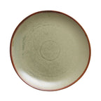 Thumbnail image #1 for Libbey Hedonite Sage HEDON-2S 10-Inch Round Porcelain Plate with Polished Foot
