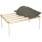 Thumbnail image #1 for SPG International Iss CDR348Y Tubular Steel Dunnage Rack, One Shelf, 48"W x 18"D x 14"H