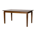 Thumbnail image #1 for Flash Furniture KER-T-217EX-BRN-72-GG Rectangular Solid Wood Dining Table, 72"L with 12" Extension, Matte Brown