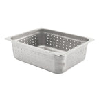 Thumbnail image #1 for Browne USA Foodservice 5781214 Perforated Steam Table Pan, 1/2 Size, 4" Deep, 24 Gauge, 18/8 Stainless Steel