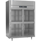 Thumbnail image #1 for Victory Refrigeration UltraSpec™ RS-2D-S1-EW-HG-HC Two-Section Reach-In Refrigerator, 49.02 cu. ft., Glass Doors, Stainless Steel Interior/Exterior
