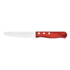 Thumbnail image #1 for Steelite International Walco WL840526R Jumbo Steak Knife, 10" Overall, Stamped 13/0 Stainless Steel, Wood Handle Pack of 1 Dozen