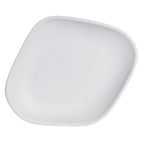 Thumbnail image #1 for Steelite International Delfin, Marisol White 7008DD011 Rectangular White Melamine Platter, 12 x 10 x 1.5 in
