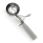 Thumbnail image #1 for New Star Foodservice Inc. 34769 Size 8 Ice Cream Disher Scoop Portioner, 18/8 Stainless Steel, Grey Handle Case of 72