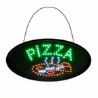 Thumbnail image #2 for Alpine Industries ALP497-07 LED Pizza Sign, 23"W x 14"H, Wall-Mount, Flashing and Steady Modes Case of 10