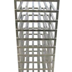 Thumbnail image #3 for Channel Manufacturing WSS-1152 110-Bottle End-Load Aluminum Wine Storage Rack, 11-Shelf