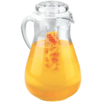 Thumbnail image #1 for Cal-Mil Gourmet JC102 3/4 Gallon Acrylic Water Pitcher, Clear, Removable Ice/Infusion Chamber Case of 3