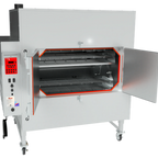Thumbnail image #1 for Cookshack Fast Eddy's FEC500SS Pellet Rotisserie Smoker, 500-lb Capacity, 15-Rack, Stainless Steel, Digital Controls