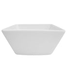 Thumbnail image #1 for CAC China Kingsquare KSE-DB5 13 oz Square Deep Porcelain Bowl, 5" Case of 3 Dozen