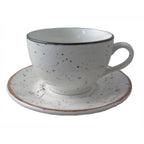 Thumbnail image #1 for Tableware Solutions USA Rustics by Continental 51RUS030-01 10 oz White China Cappuccino Cup Case of 24