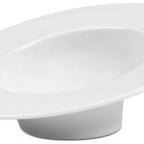 Thumbnail image #1 for JB Prince R958 Slanted Deep Porcelain Bowl, 2-1/2 oz, 7", White