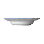 Thumbnail image #2 for Steelite International Folio, Porcelain 62528FP815 Porcelain Rim Pasta Bowl, 19 oz, 11 x 2 in, Hannah Blue 1 Dozen