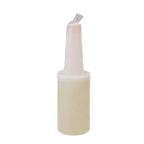 Thumbnail image #1 for TableCraft Products PourMaster 8032W Quart Pour Dispenser with Easy-Grip Neck and Clear Pour Spout, White Case of 12