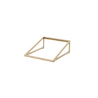 Thumbnail image #1 for Steelite International Creations Buffet 7364MW342 Angled Metal Buffet Riser, Rectangular, Champagne, 13.875 x 11.5 x 4.5 in