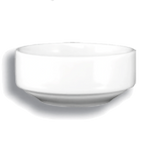 Thumbnail image #1 for International Tableware Torino™ Stak RAMS-35-EW Round Stackable Stoneware Ramekin, 3-1/2 oz, 3-1/8" Dia. x 1-3/8"H Case of 3 Dozen