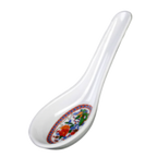 Thumbnail image #1 for Thunder Group Peacock 7003P Melamine Won Ton Soup Spoon, 3/4 oz., 5-5/8 x 1-5/8 in. Case of 100 Dozen