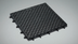 Thumbnail image #2 for American Metalcraft 12-Inch Black Snap-Together Molded Vinyl Bar Tile